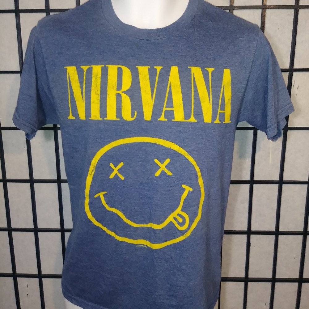 Nirvana Blue Tee Shirt Small